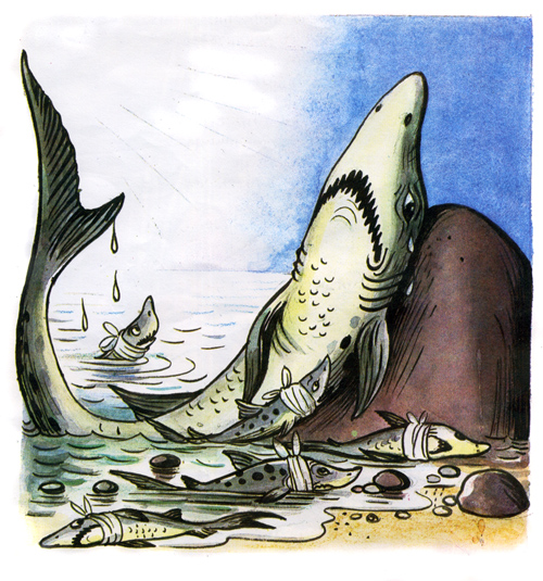 Акула и укулята из сказки "Айболит"