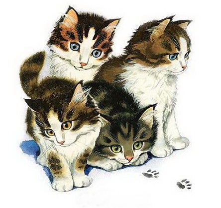 Котята "Михалков" иллюстрация к стиху
