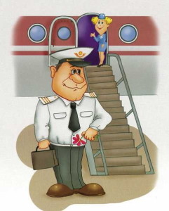Картинка пилота возле самолета