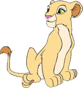 Львица из мультфильма "Король лев"