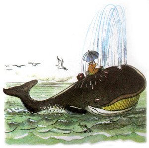 Доктор Айболит плывет на ките