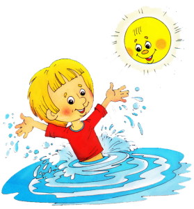 Мойдодыр мальчик моется в воде