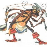 Иллюстрация к сказке Тараканище