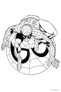 Раскраска Человека-паука